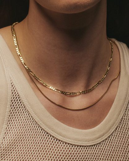 Cecilia Chain Necklace- Gold (Ships Early April)
