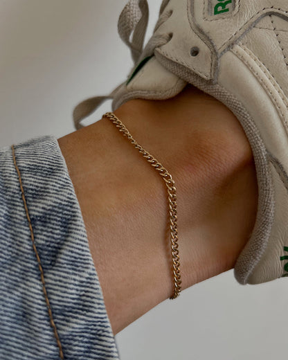 Virgo Energy Anklet- Gold