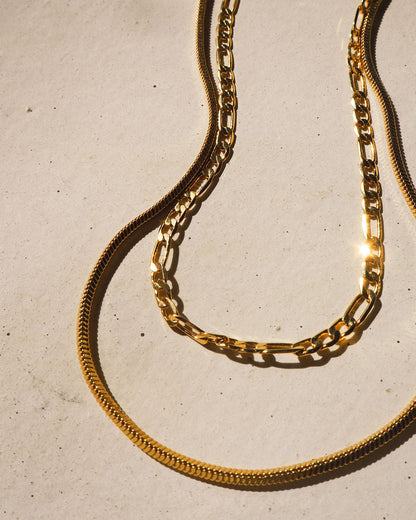 Cecilia Chain Necklace- Gold (Ships Early April)