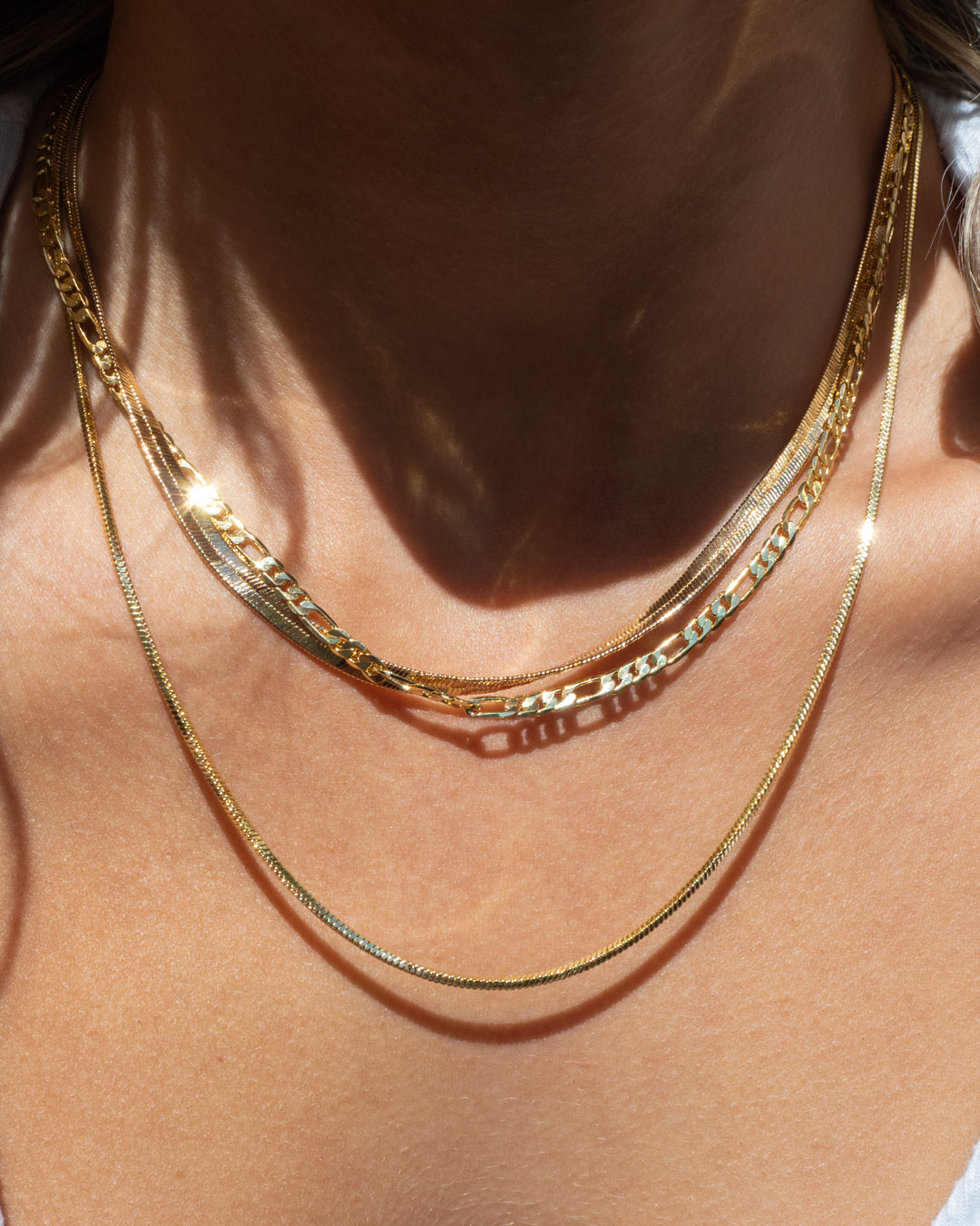 Cecilia Chain Necklace- Gold (Ships Early April)