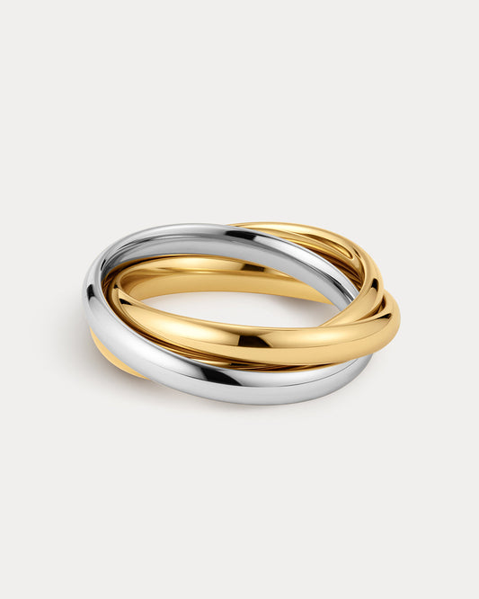 Trio Twisted Ring